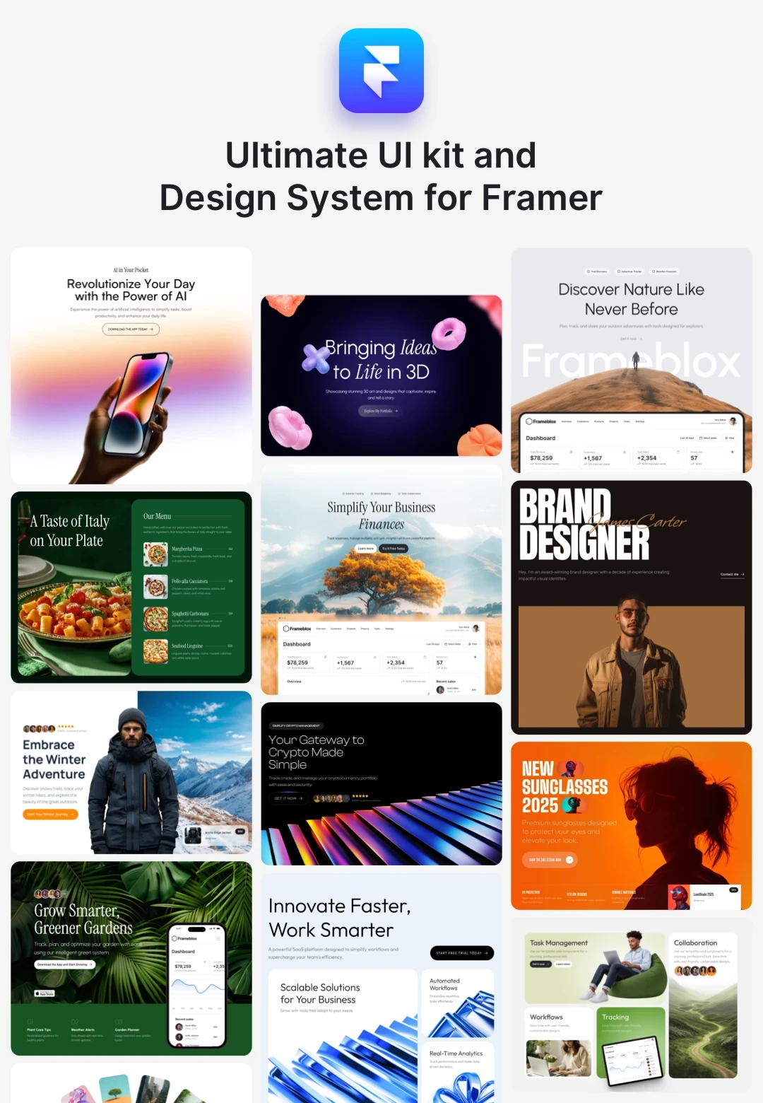 Frameblox Framer UI kit