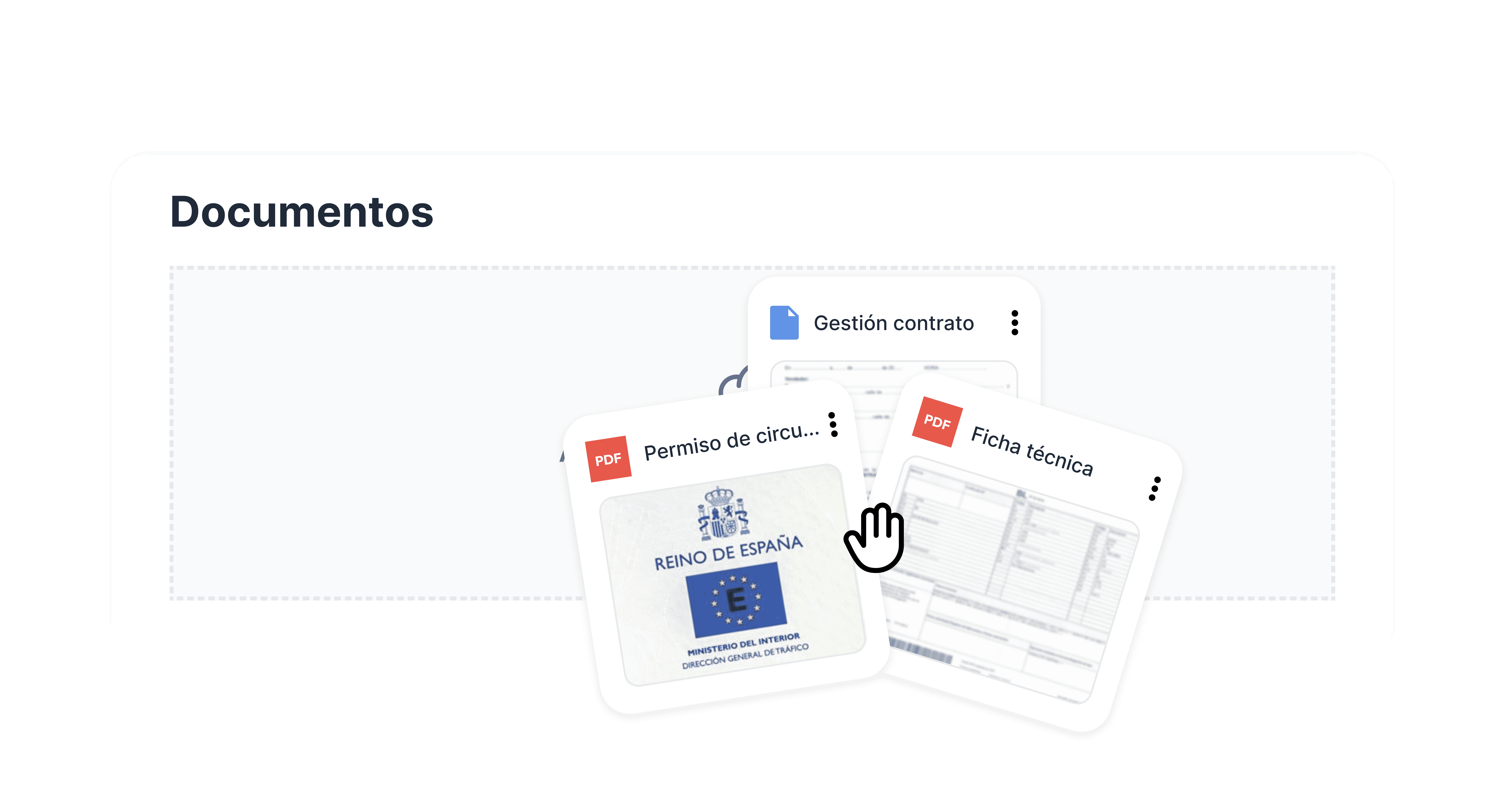 Online documents: permit, technical sheet, contract management.