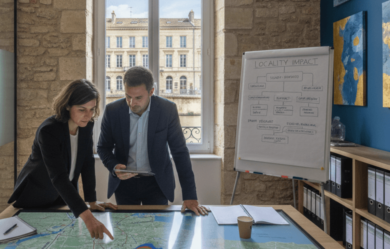 une agence marketing bordelaise qui travaille sur l'impact de la localité