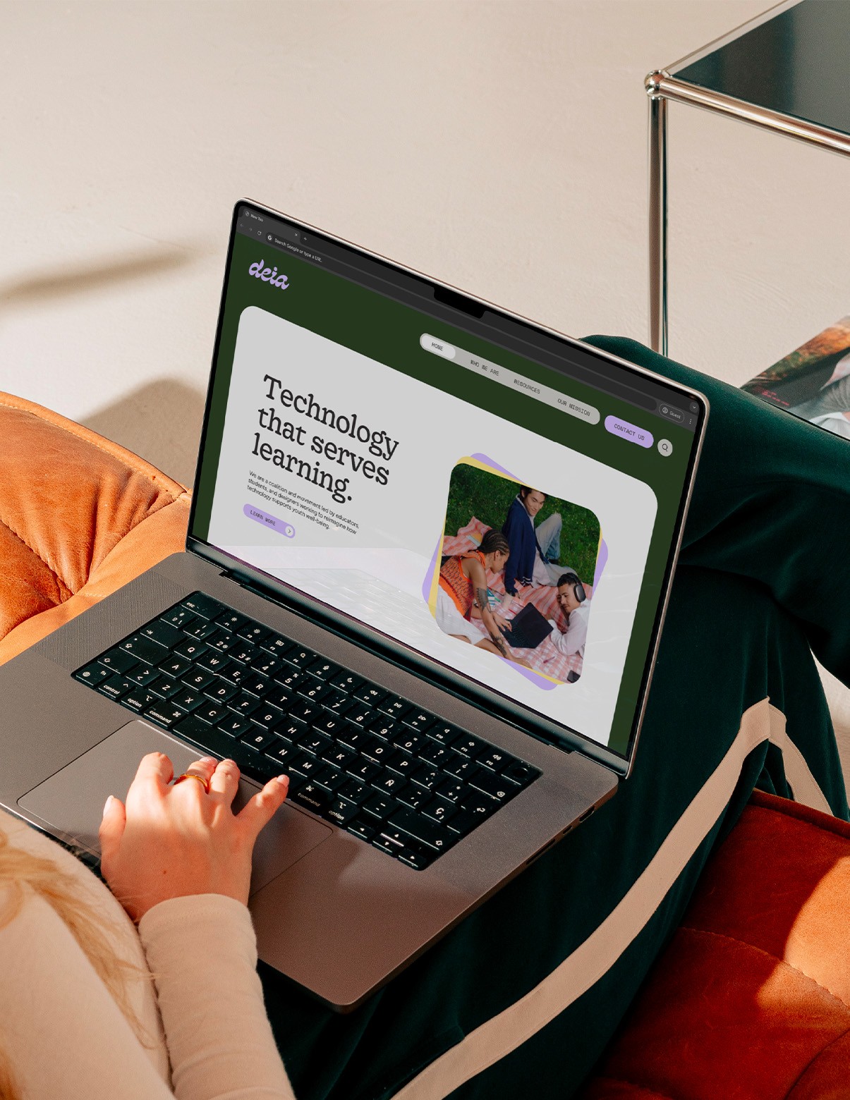 website homepage designer