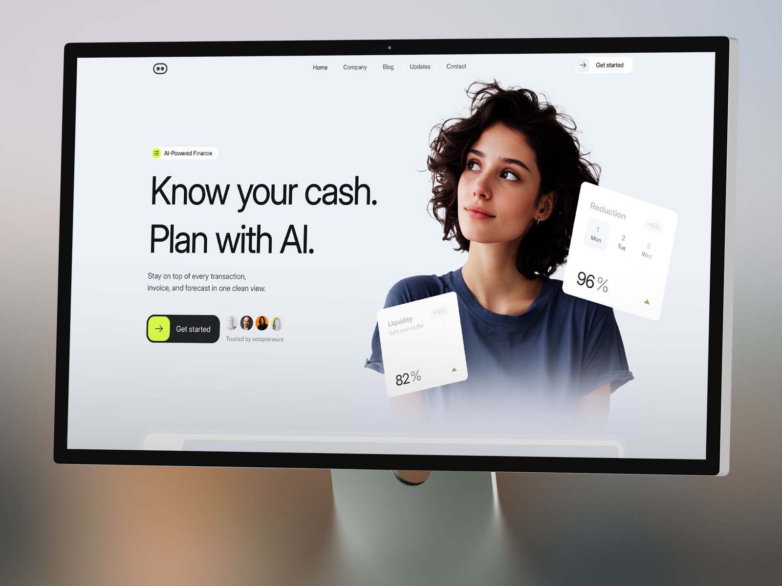 Makro Framer SaaS template preview