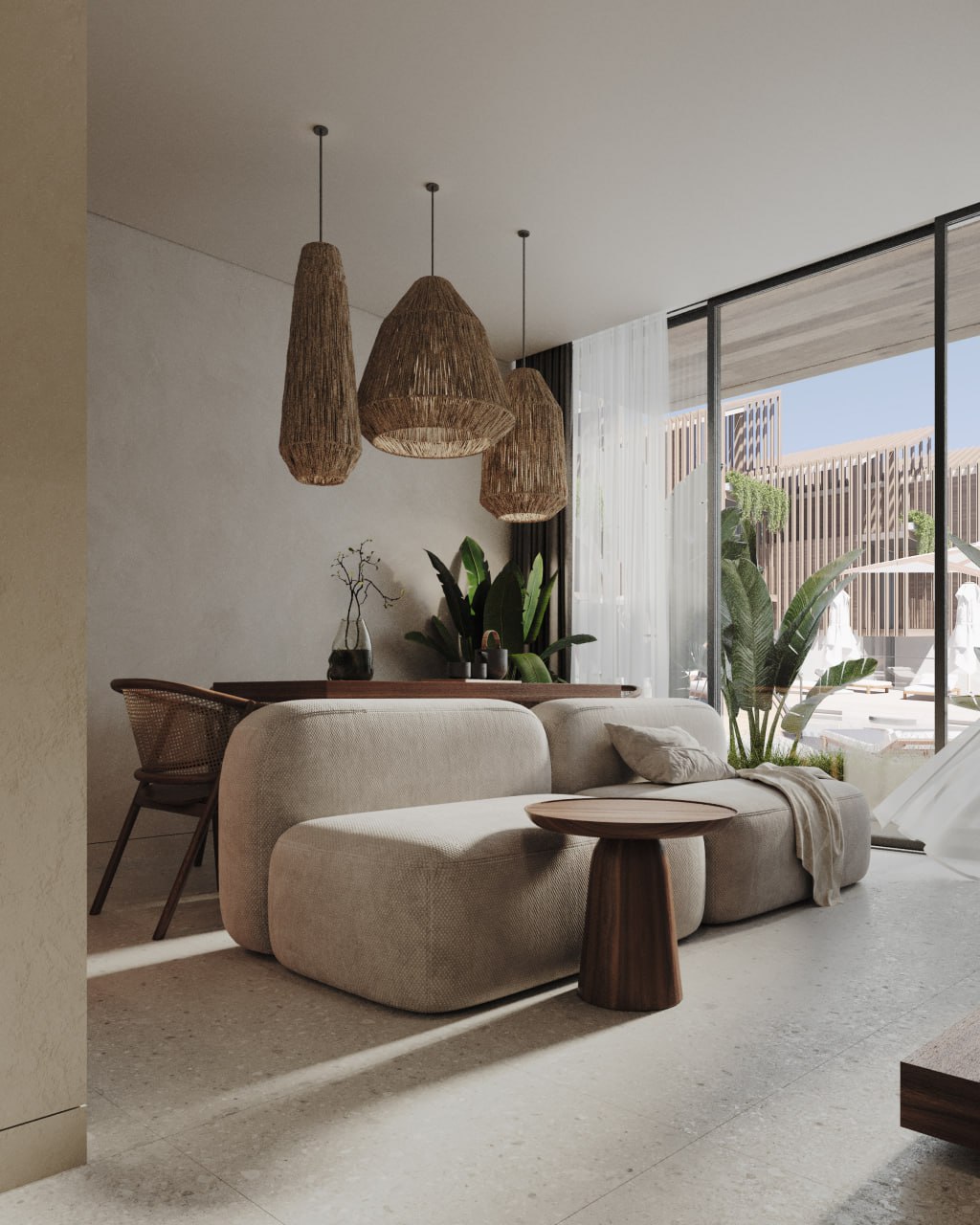 1 bedroom villa of 96 m2 with its own rooftop in Pandawa Hills