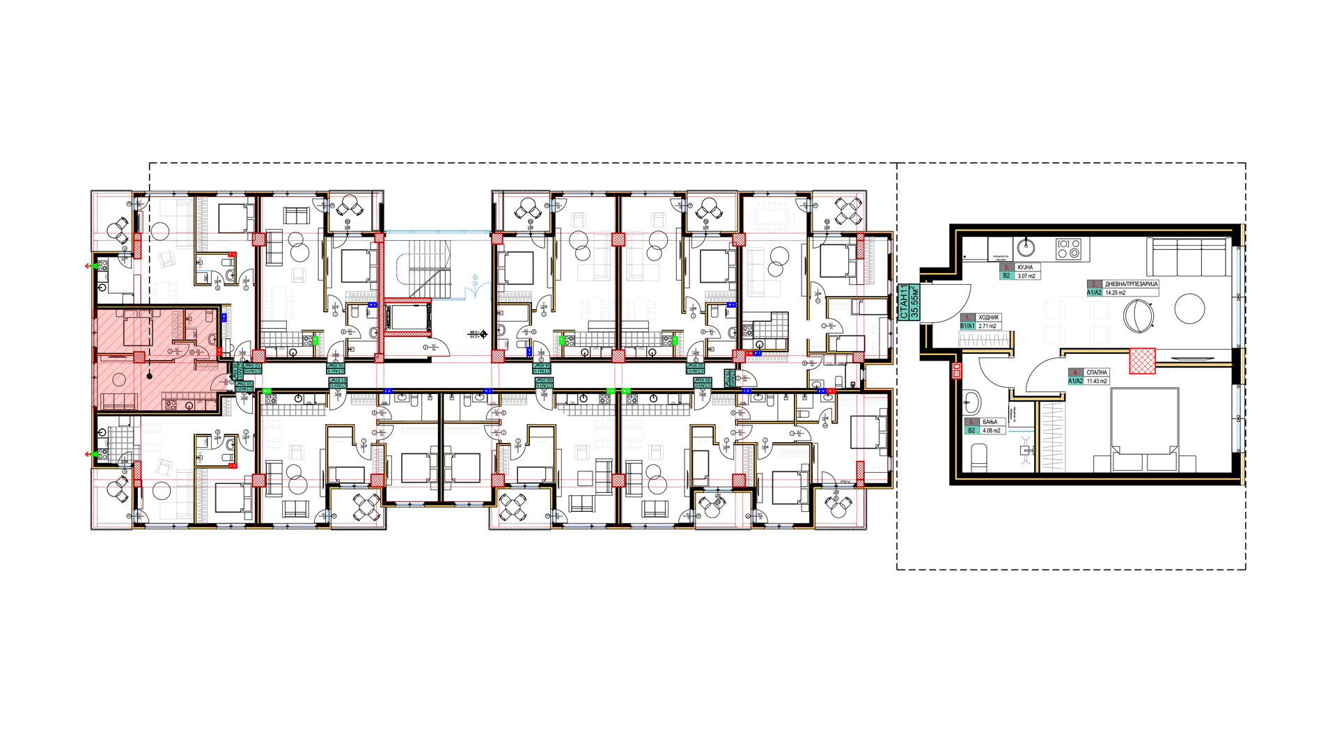 open space living room