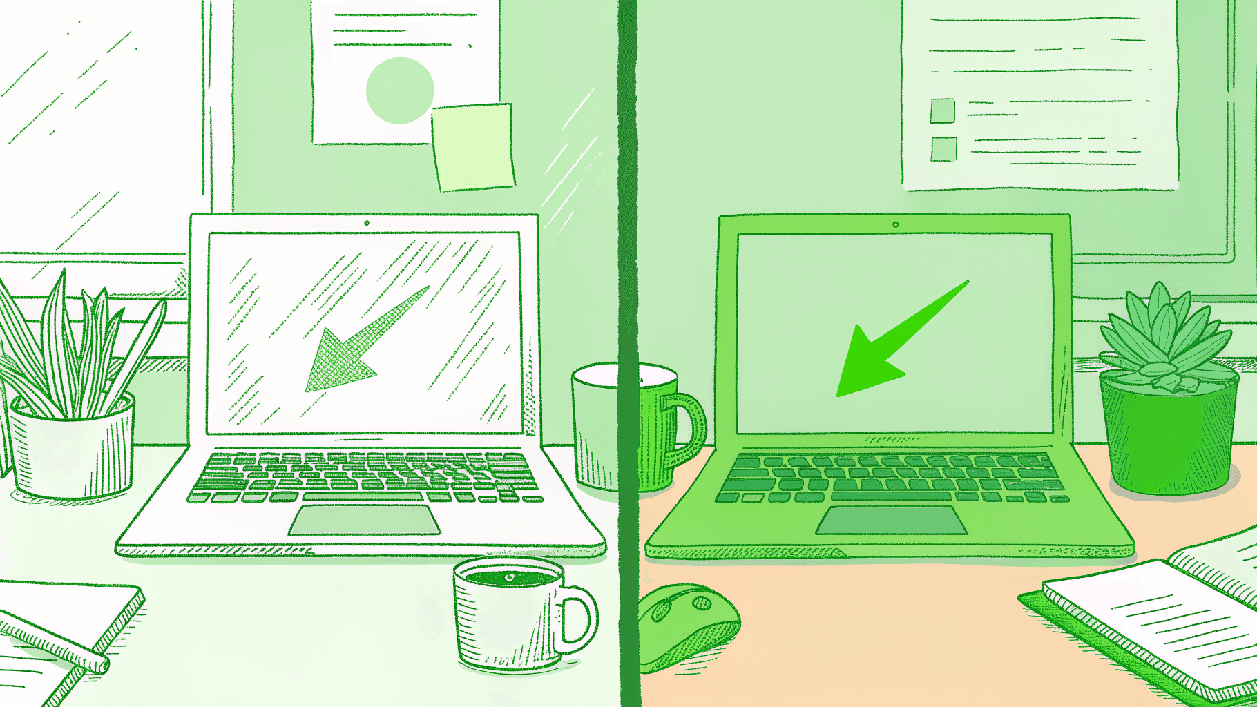 Insurance agency desk contrasting manual payment reminders with automatic AutoPay invoice clearing