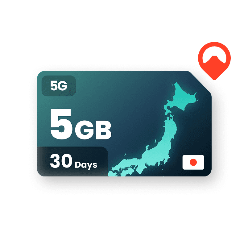 5GB Data Plan for Japan