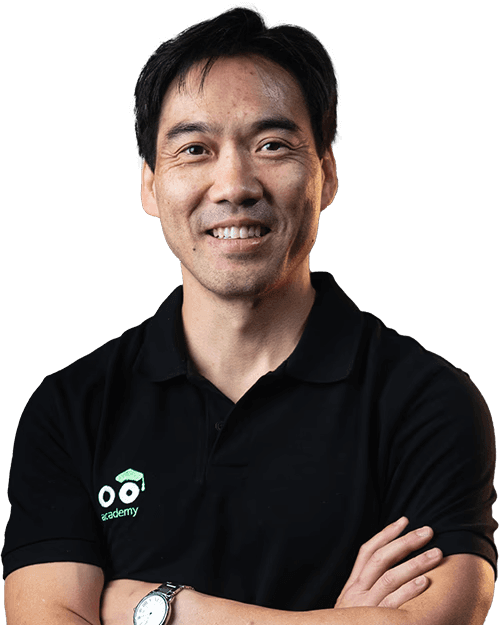 a man with a surgical mask on in a hospital