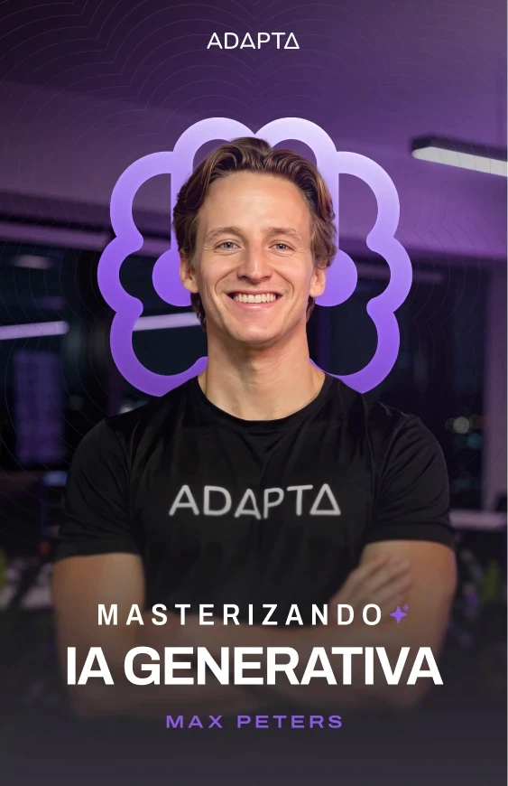 Capa do curso Masterizando IA Generativa da Adapta