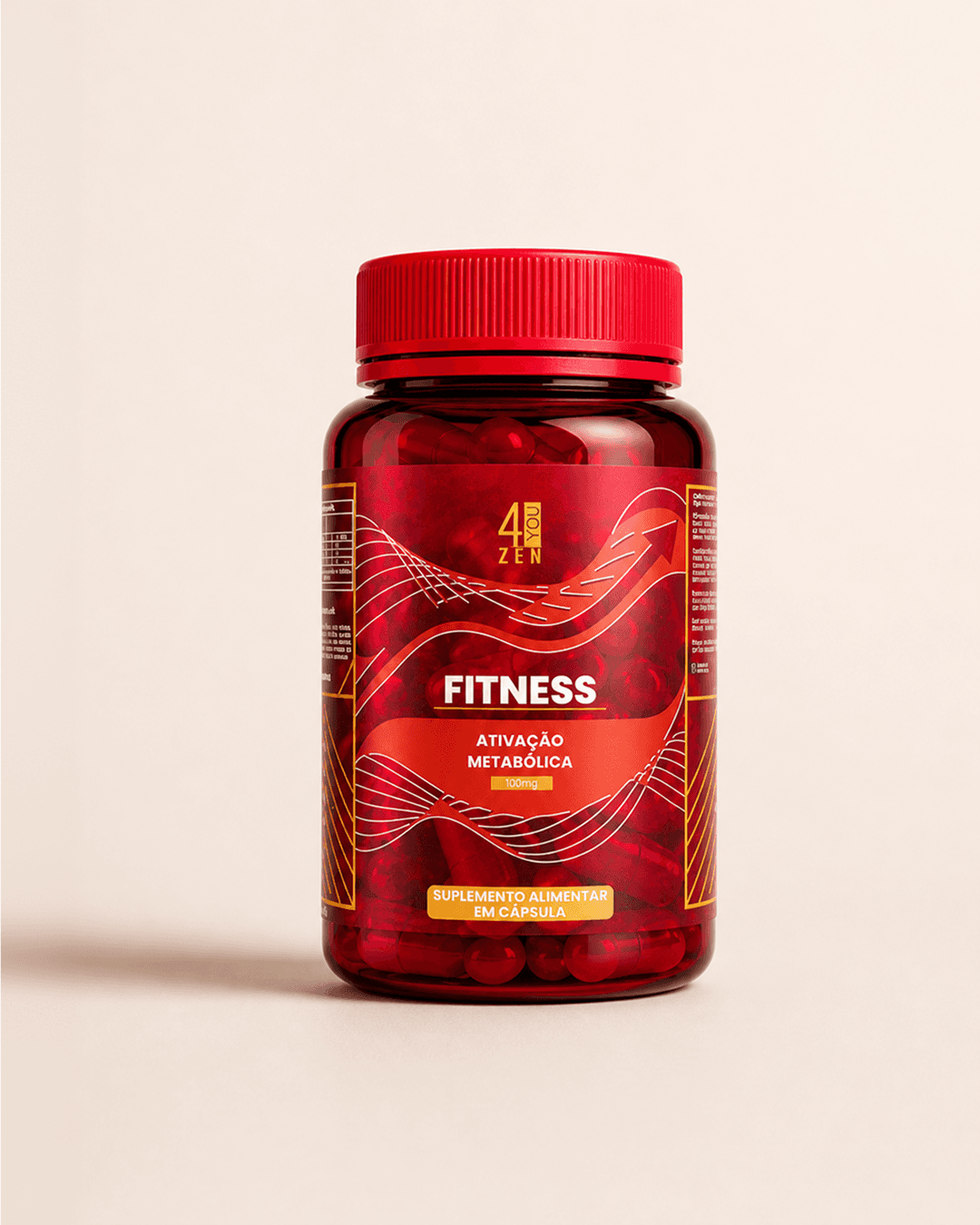 Kit 4you zen picolinato de cromo, blend triplo magnesio e formula fit