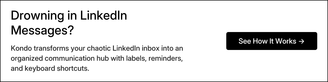 Drowning in LinkedIn Messages?