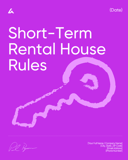 Short-Term Rental House Rules