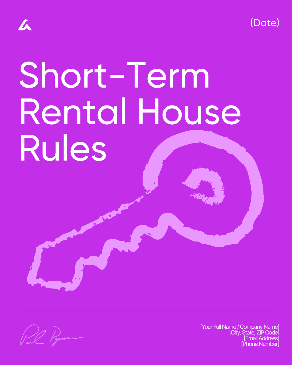 Short-Term Rental House Rules