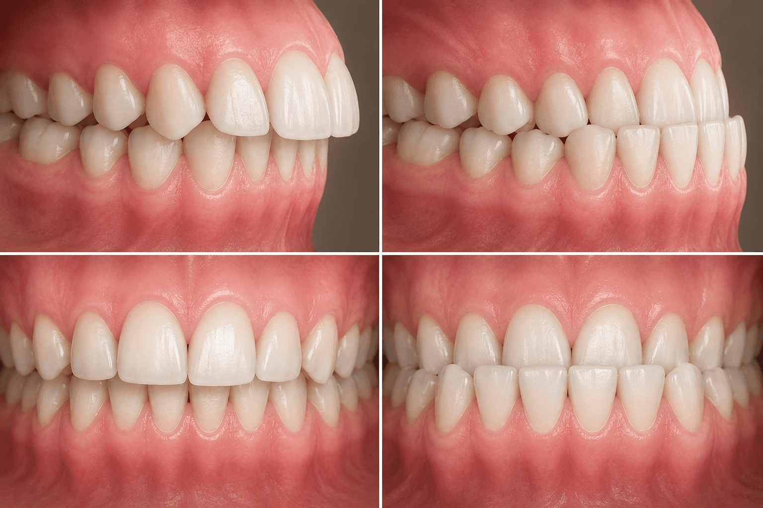Teeth braces for overbite or underbite