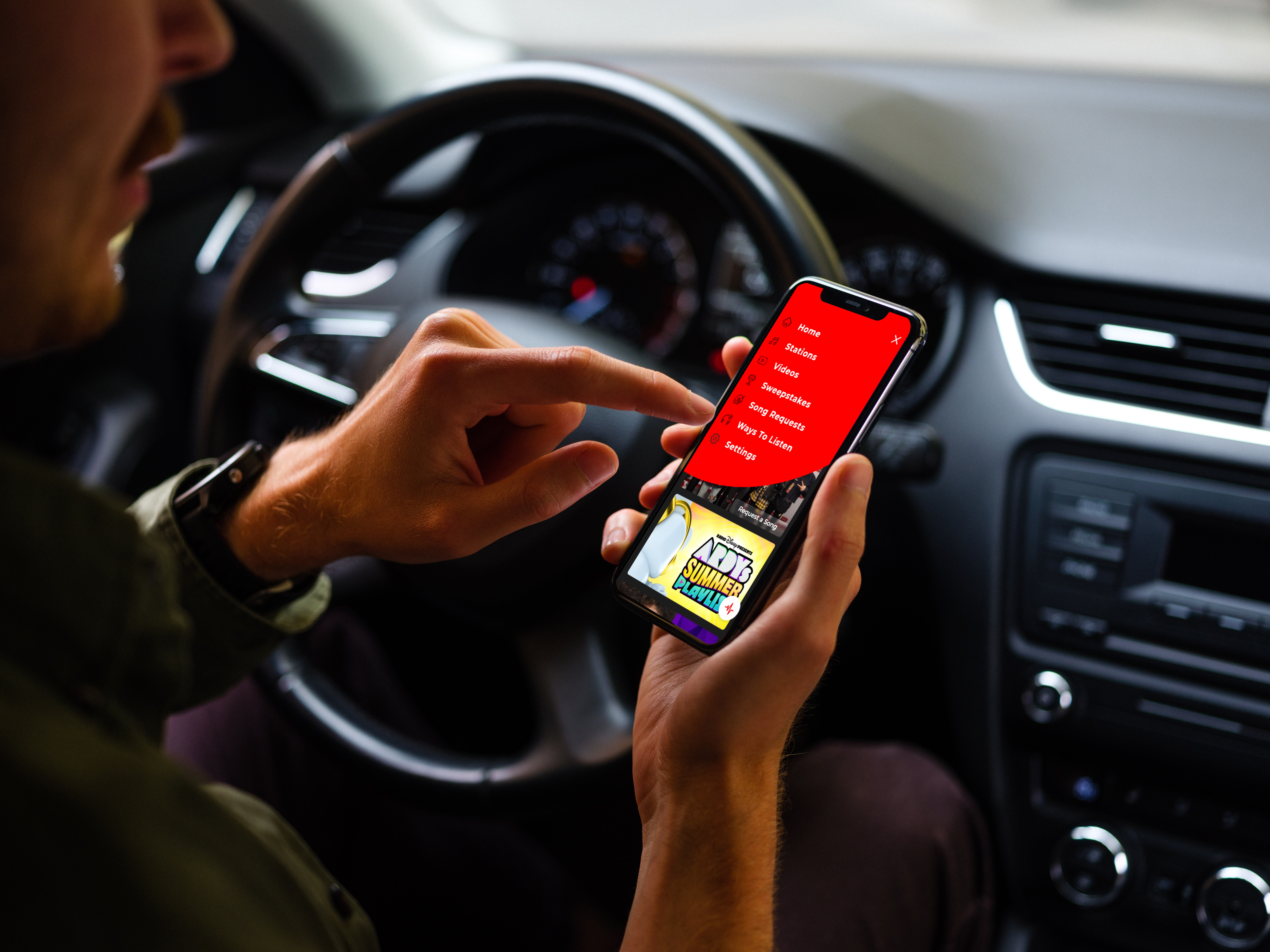 A mockup of screenshot for an app