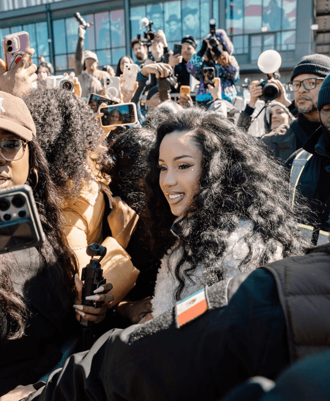 Grow-Good Beauty tour activation — Cardi B beauty bus at live events, product display, fan engagement