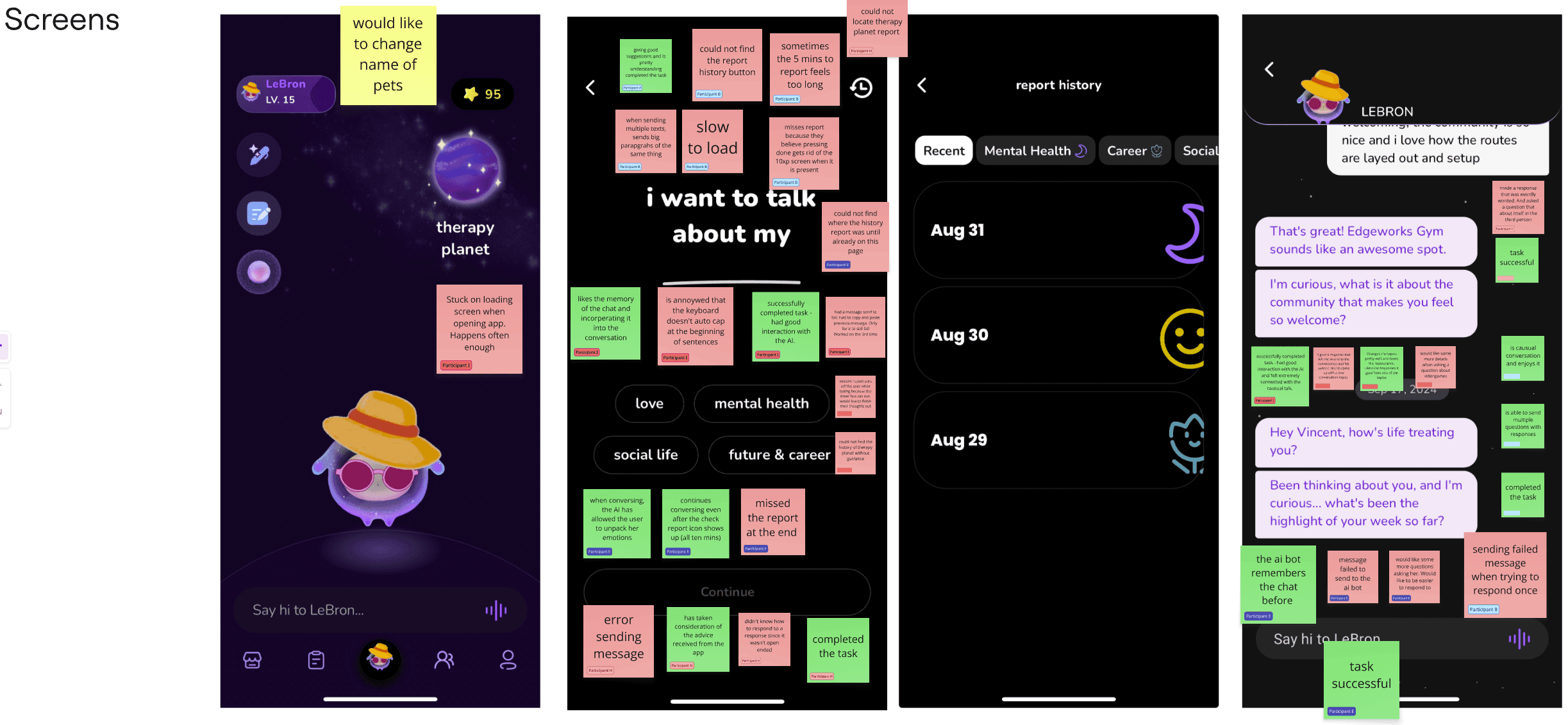 Usability Testing Notes