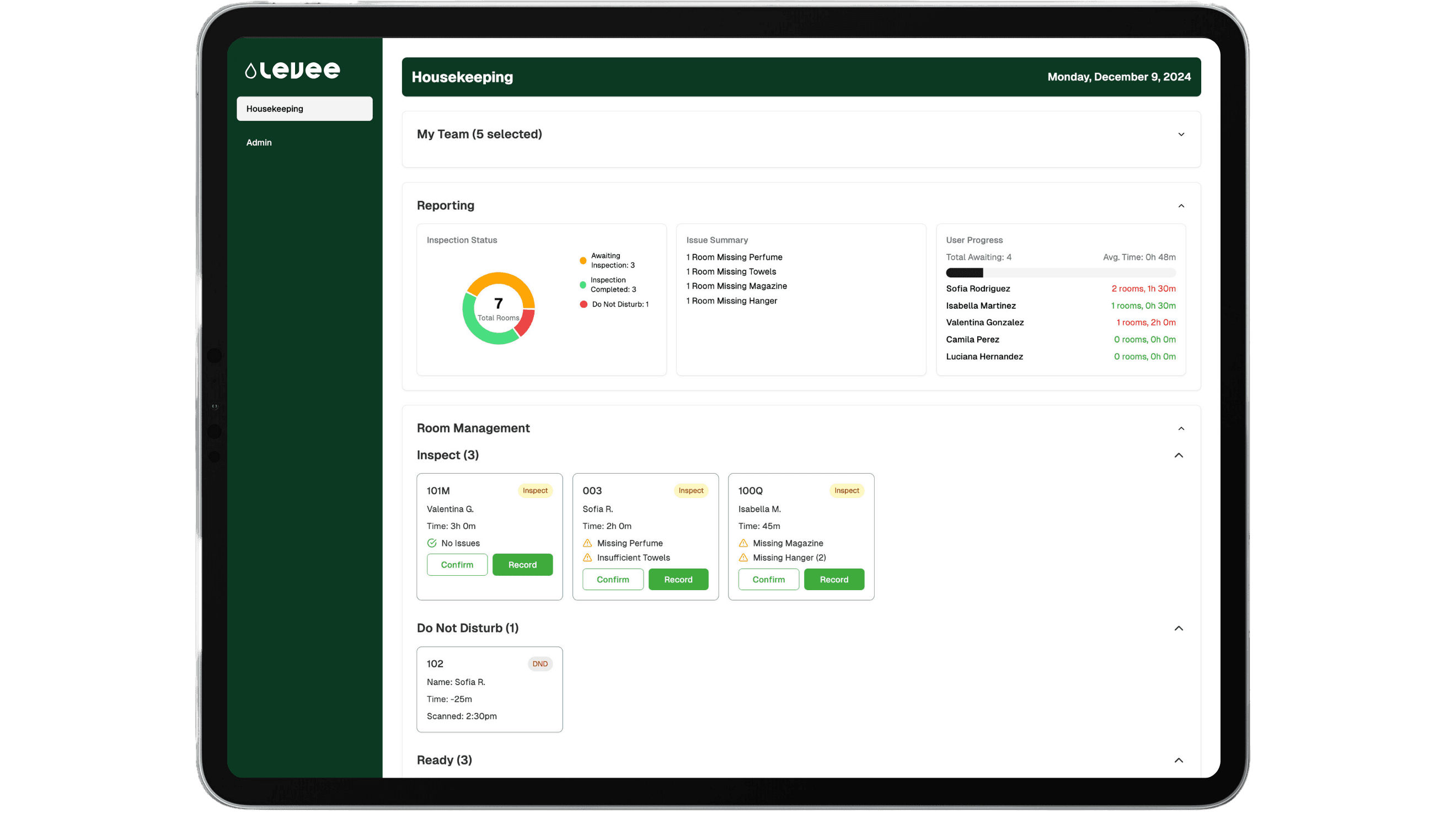 iPad Pro 11 - SAAS Dashboard