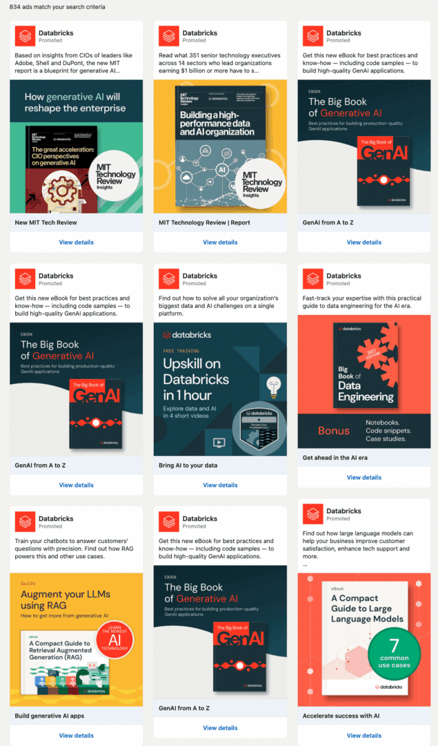 Marketing Spotlight: Databricks paid ads
