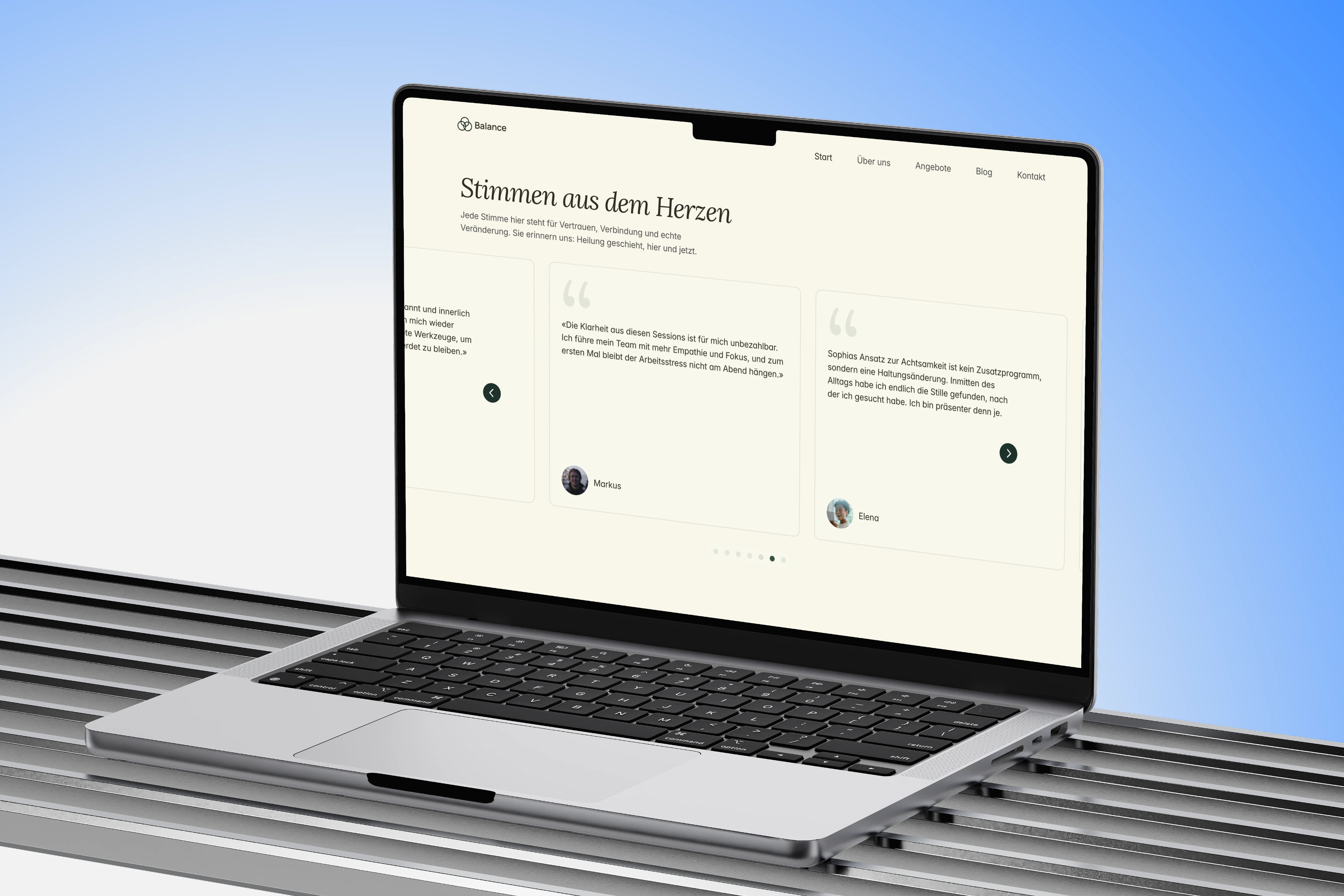 Balance Mockup Laptop