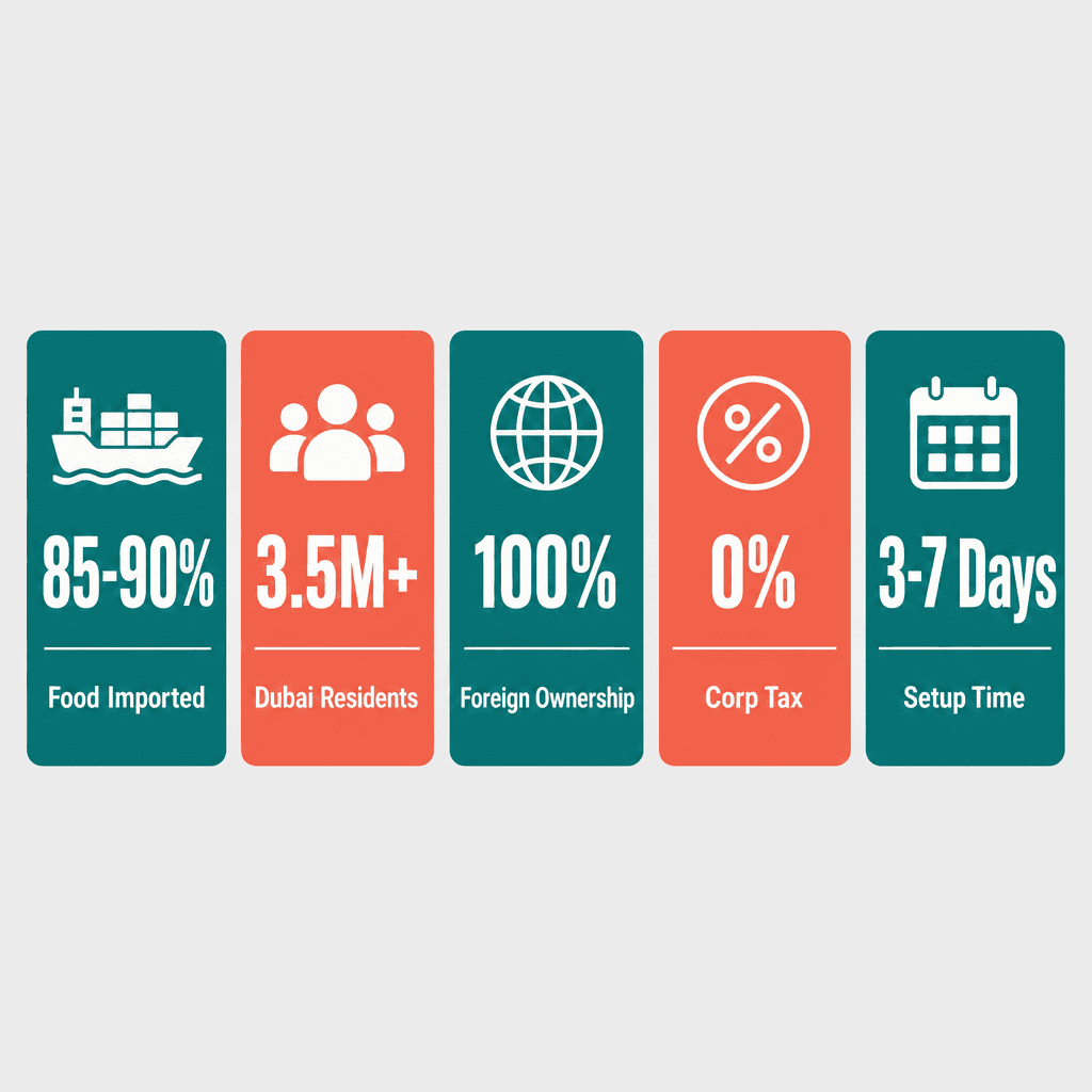 Infographic: Vegetables & Fruit Trading License in Dubai