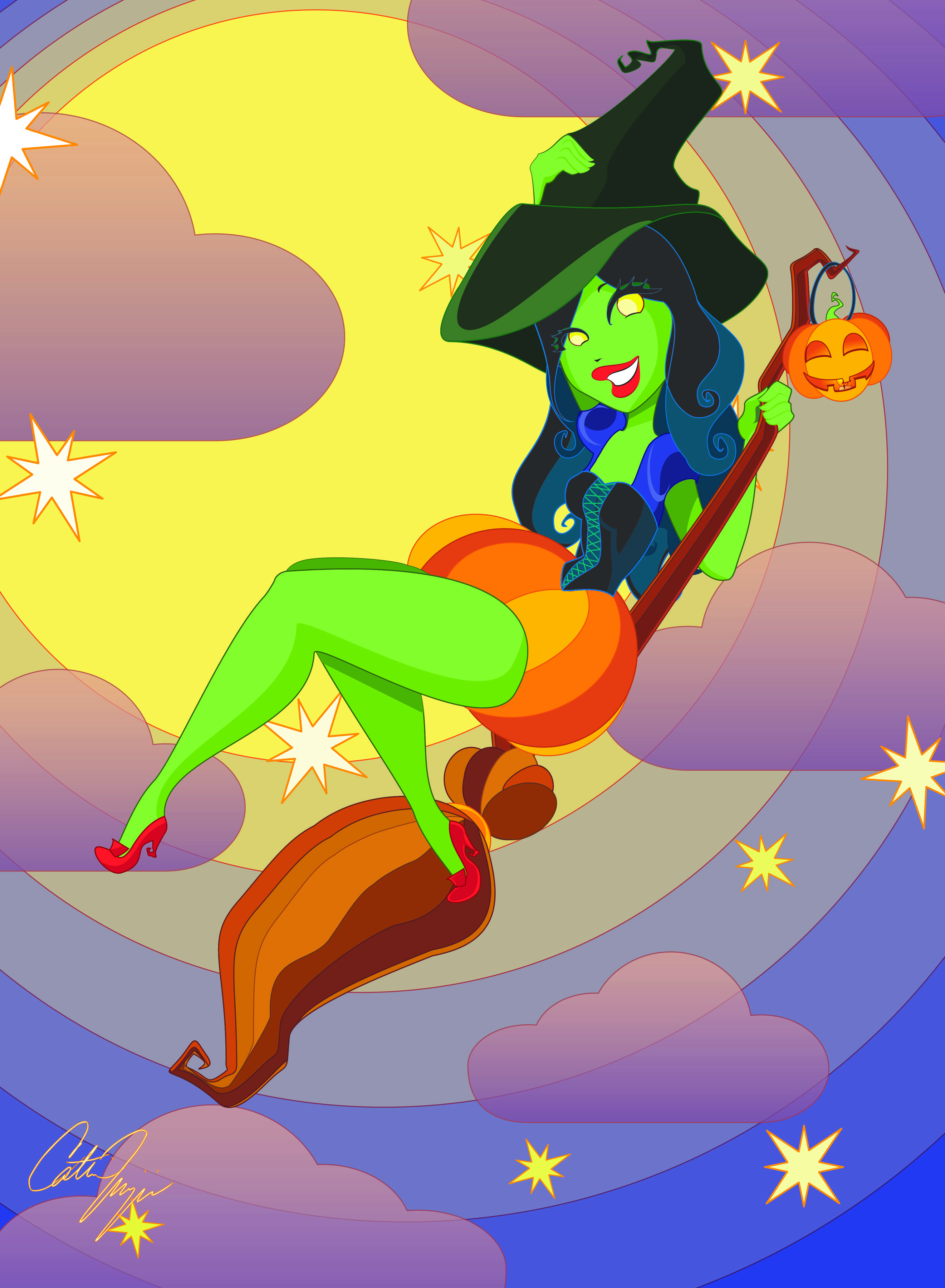 Witch illustration