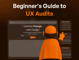 Upslide Mascot doing Audit
