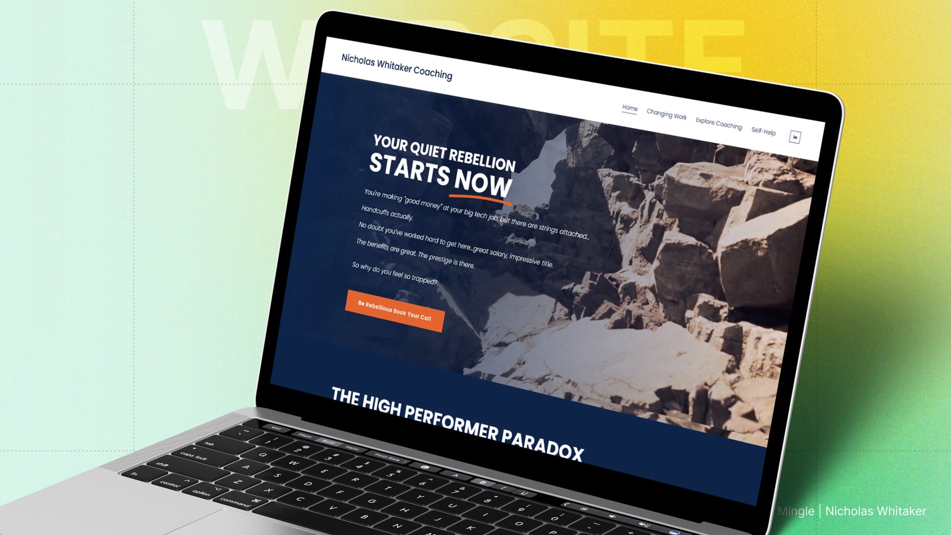Website preview image for Nicholas Whitaker Coaching