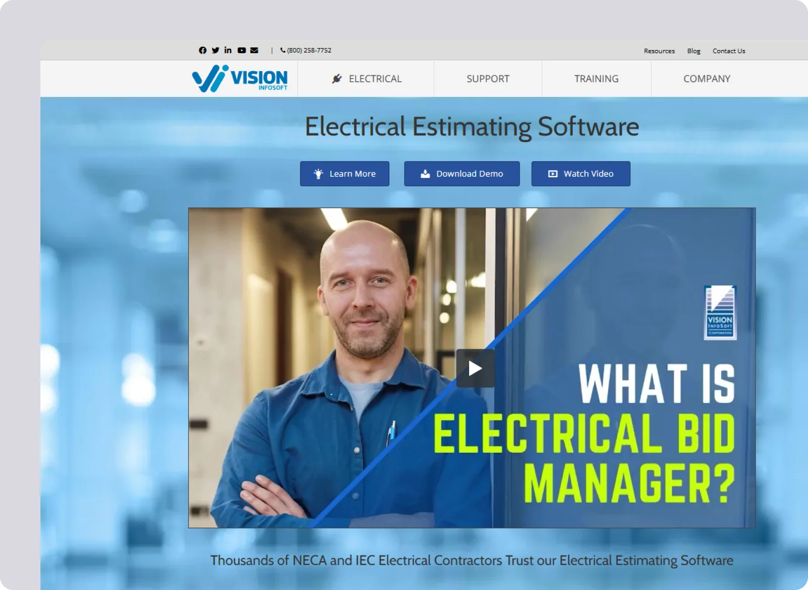 vision-infosoft-homepage