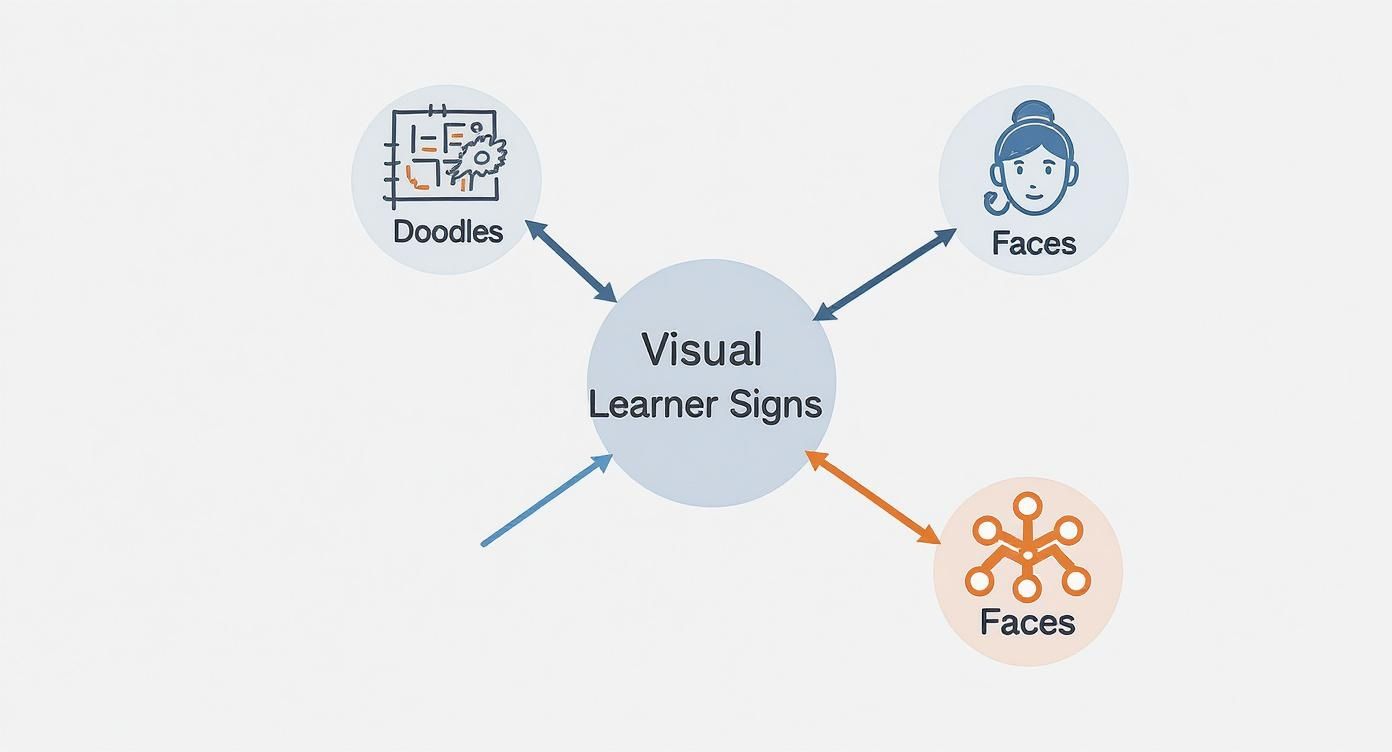 Infographic about what is visual learning style