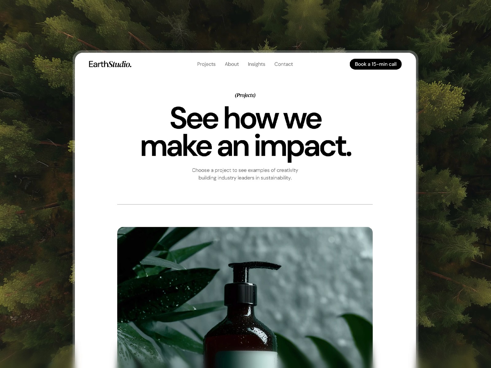 EarthStudio — 极简现代创意机构官网设计灵感