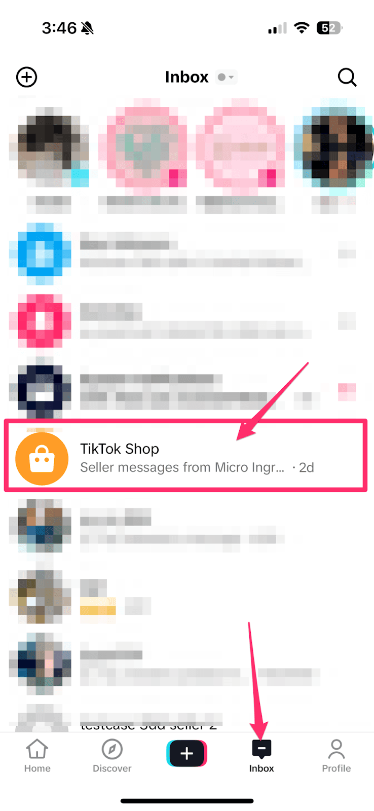 A blurred screenshot of a mobile social media application interface showing a list of user profiles.