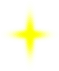 a yellow, blurred star graphic