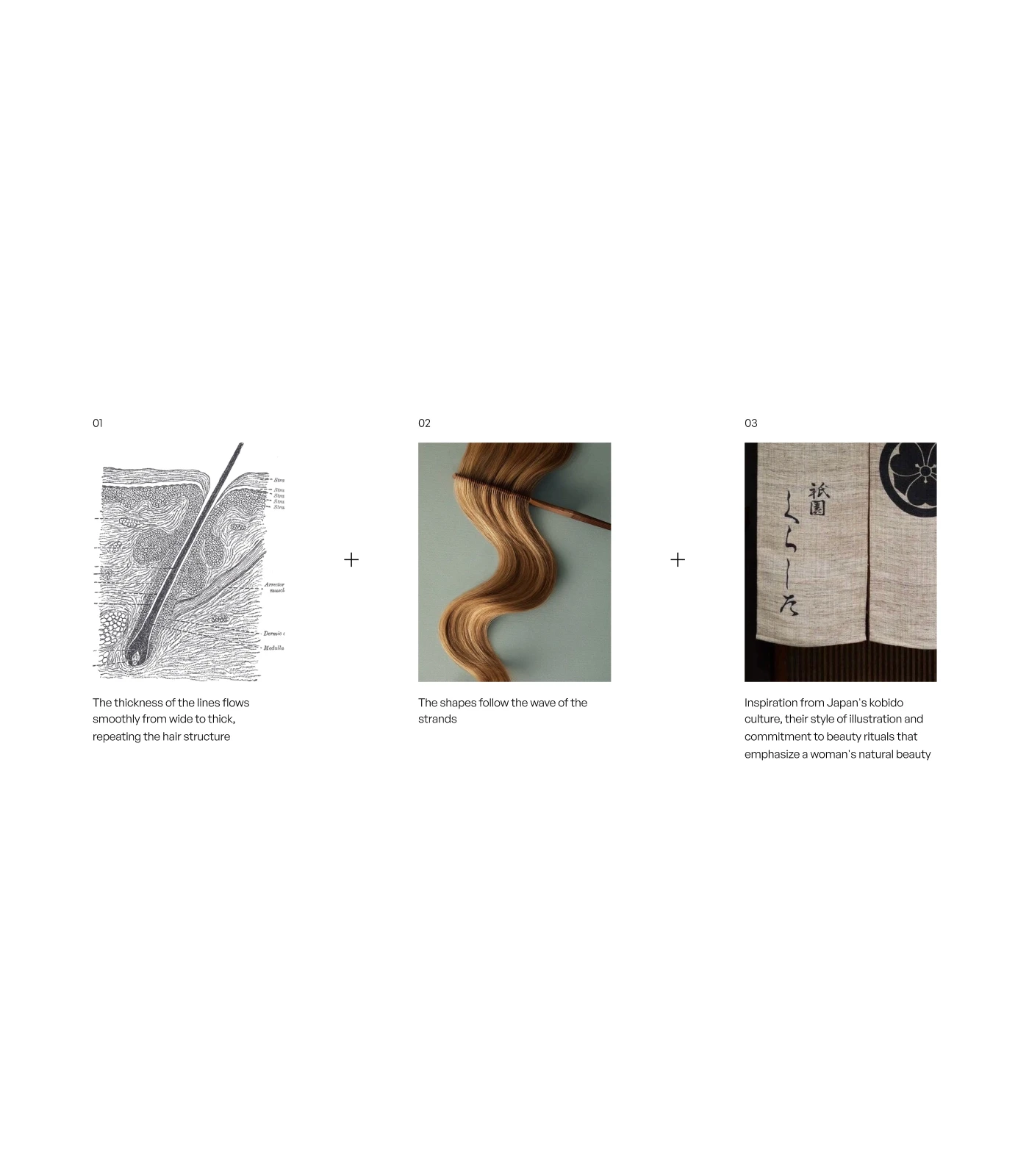 Luxury brand identity design for a beauty salon