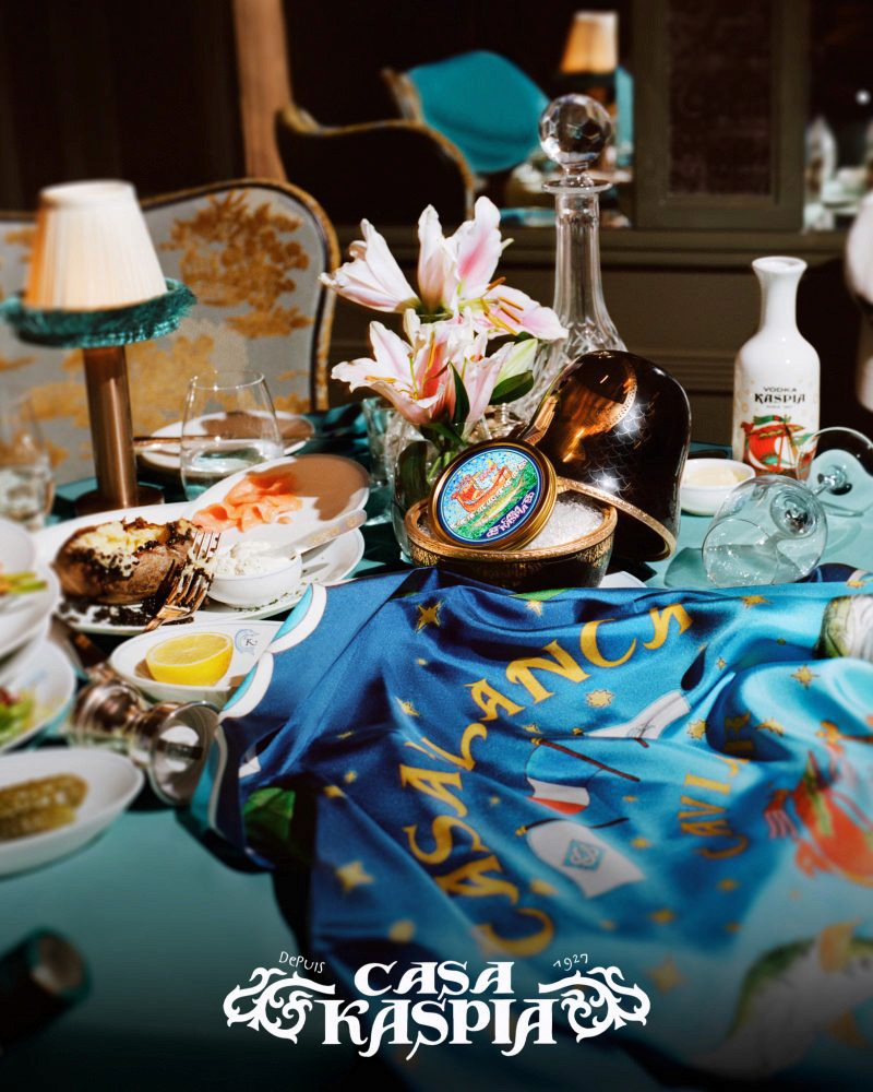 Caviar Kaspia Paris x Casablanca Paris