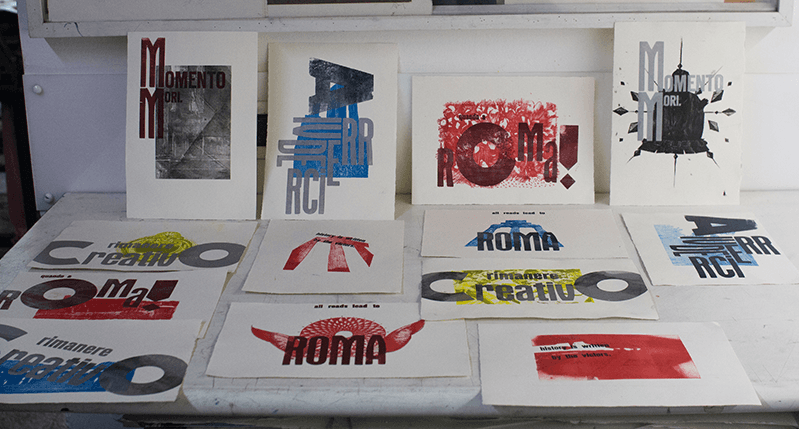 Roma inking and printing