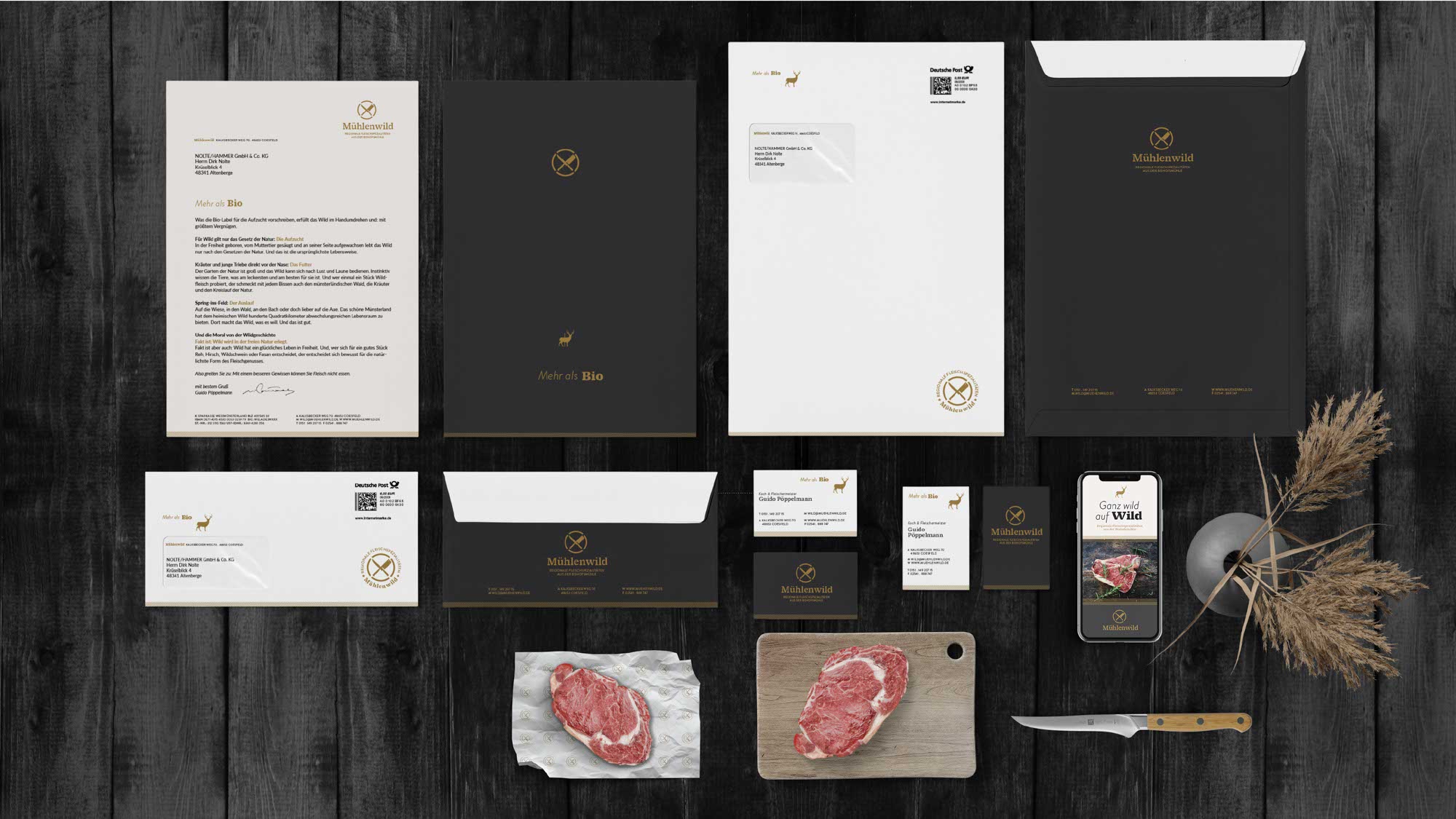 Corporate design für Mühlenwild – traditionell inspiriert und modern umgesetzt