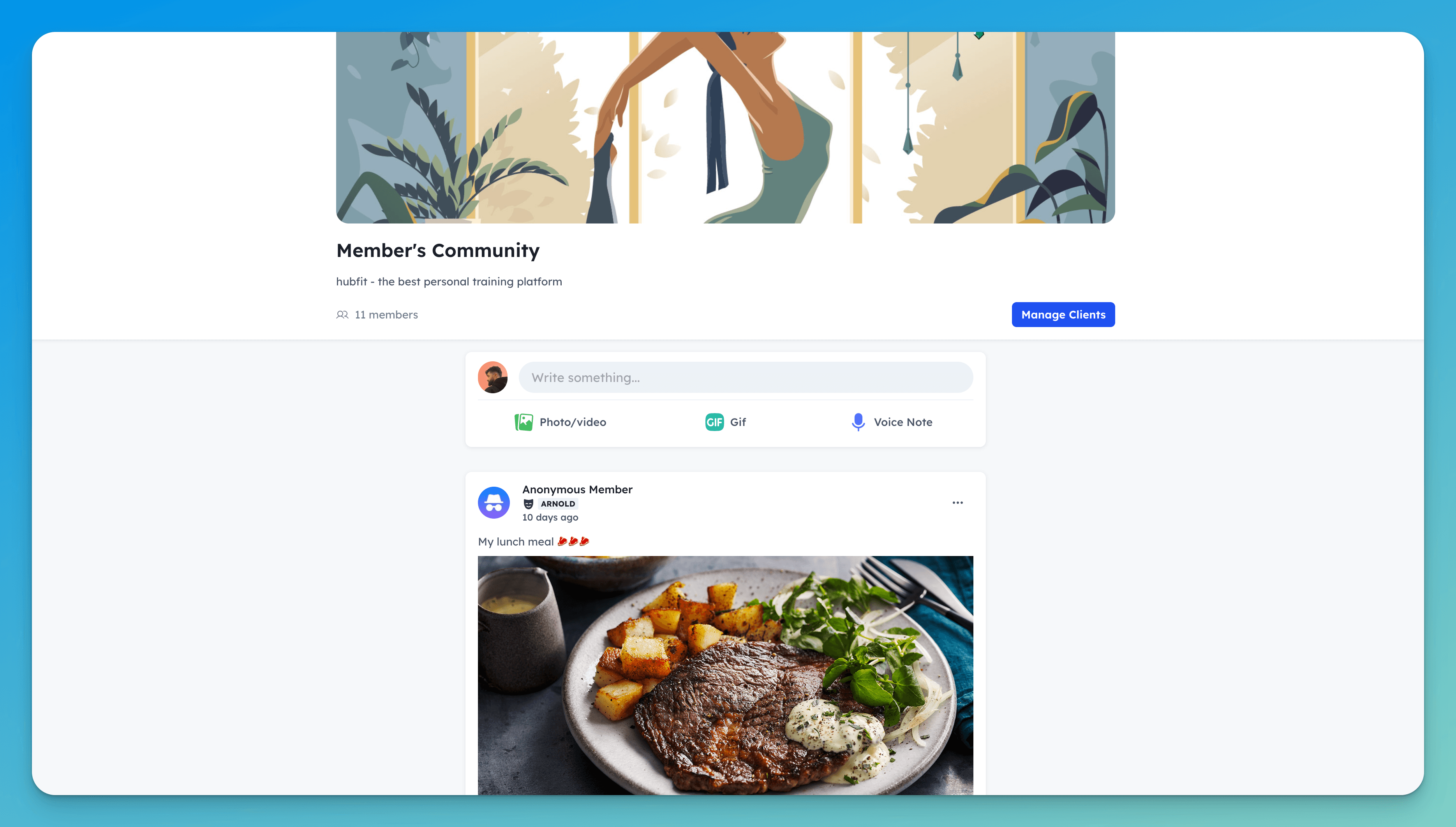 Hubfit community