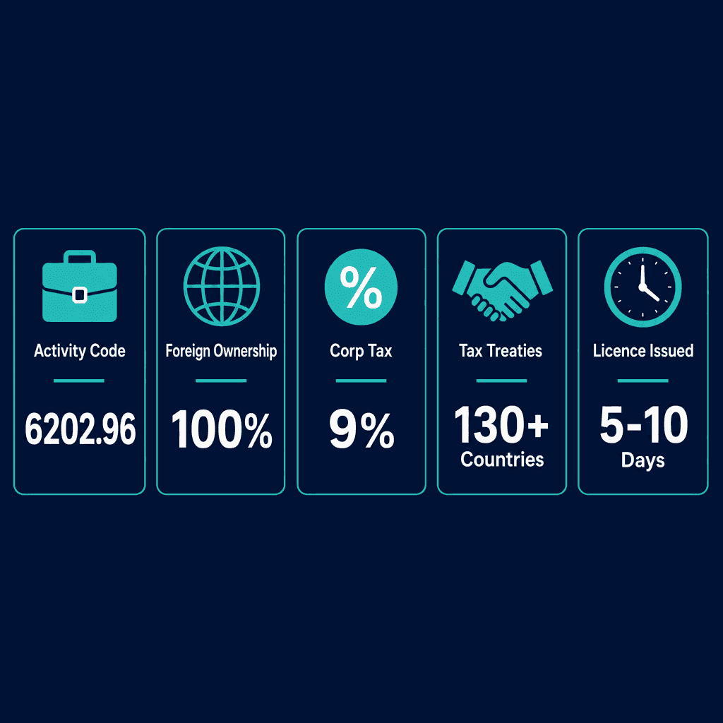Infographic: Network Consultancies Business License in Dubai: Cost and Requirements