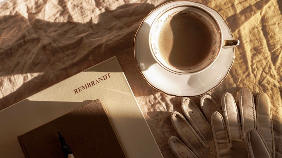 Slow morning planning with coffee