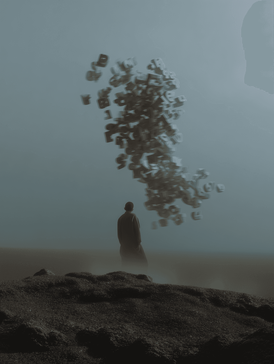 Surreal Figure Scene