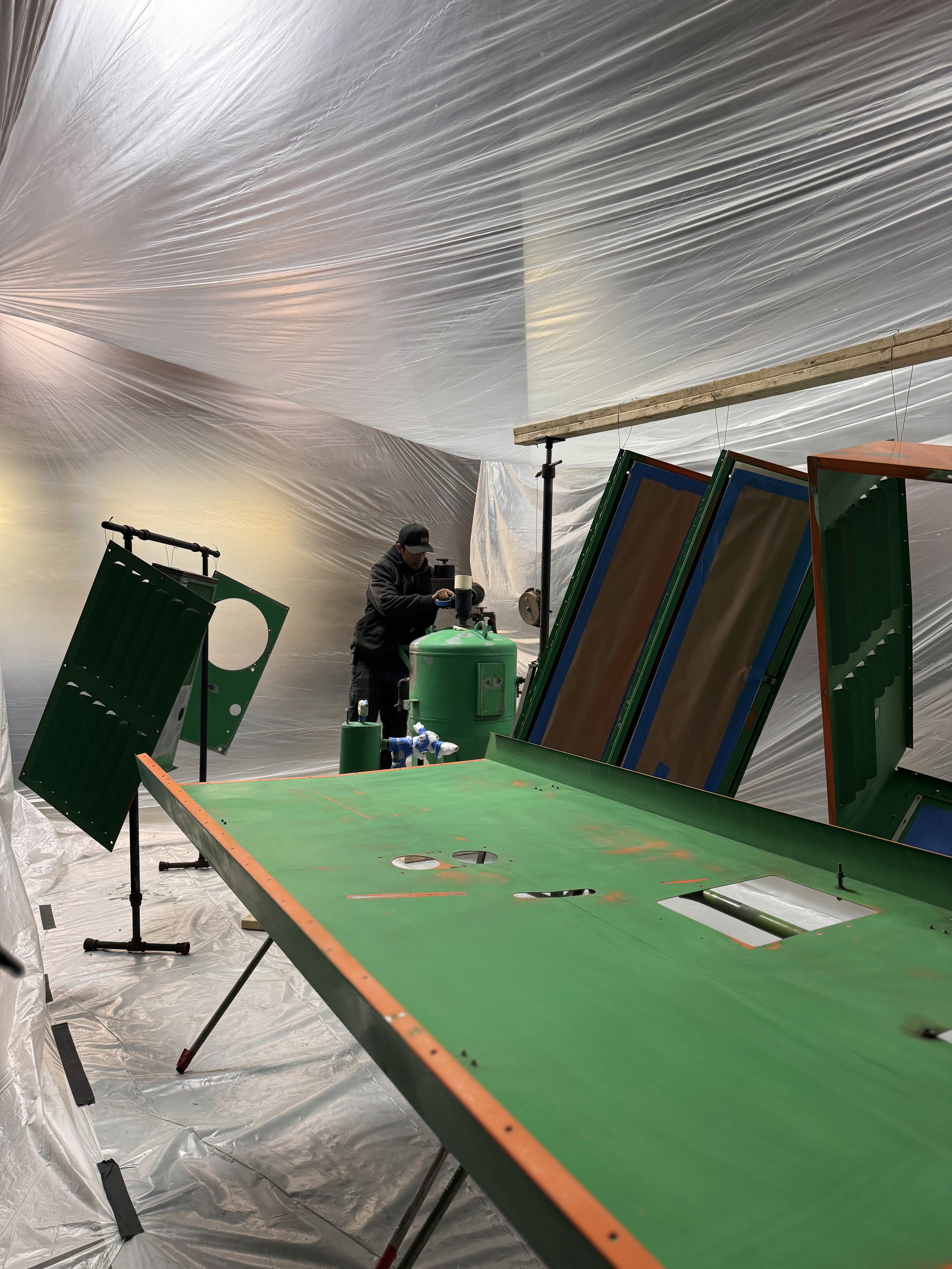 Truck & equipment sandblasting by Rochester Sandblasting