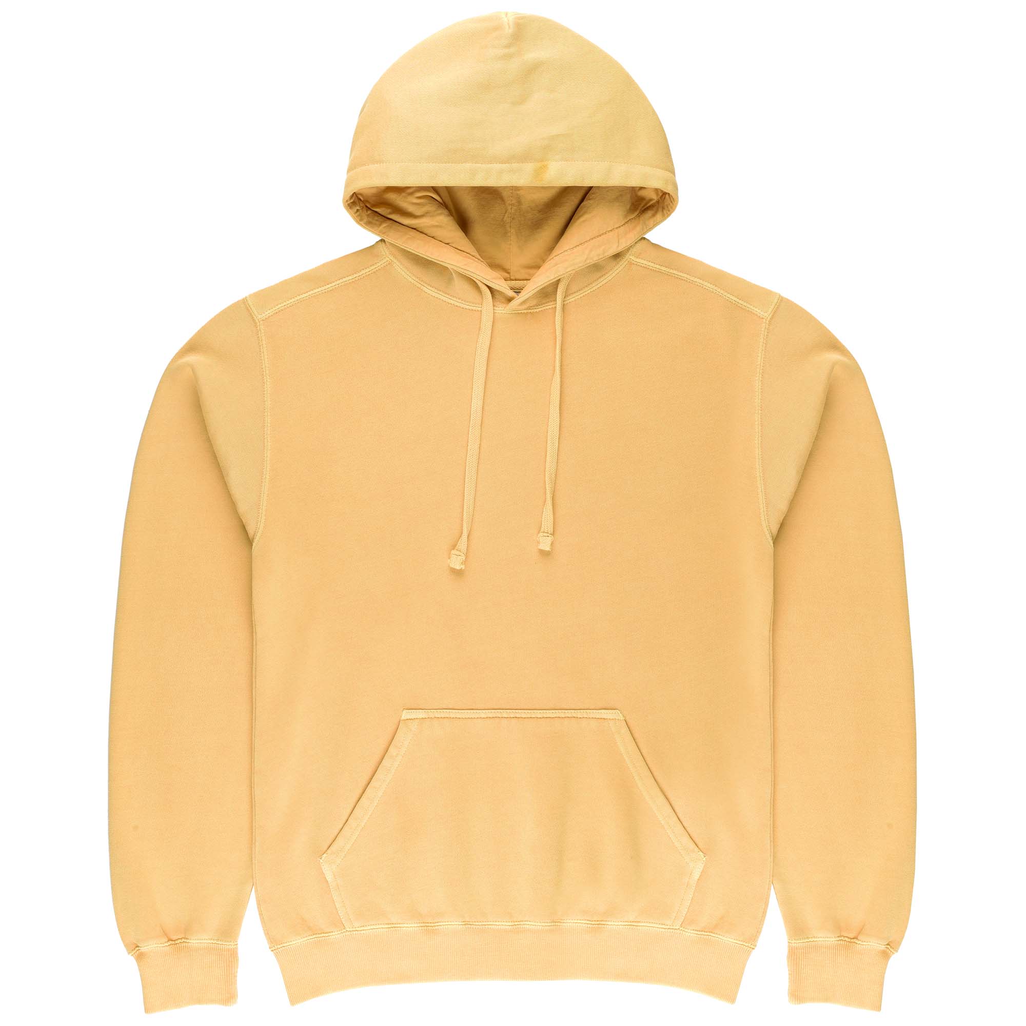 Milltex 417 Unisex Heavyweight Pigment-Dyed Hoodie-Mustard