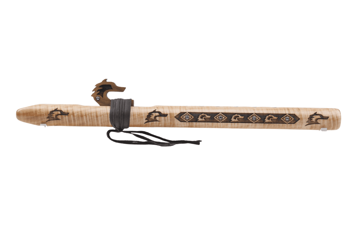 Signature Gray Wolf 'A' Quilted Maple