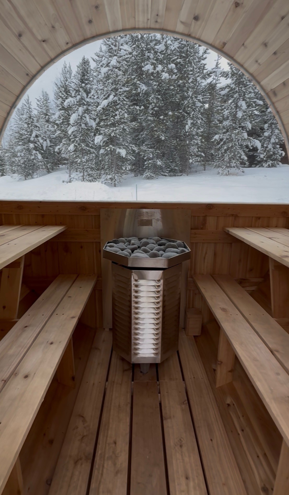 Fire - 6 person wood fired sauna