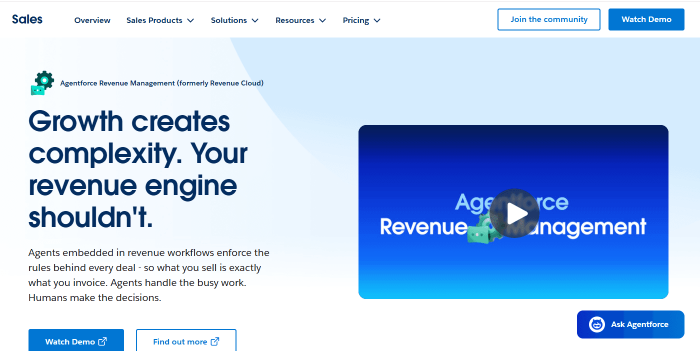 Salesforce Revenue Cloud