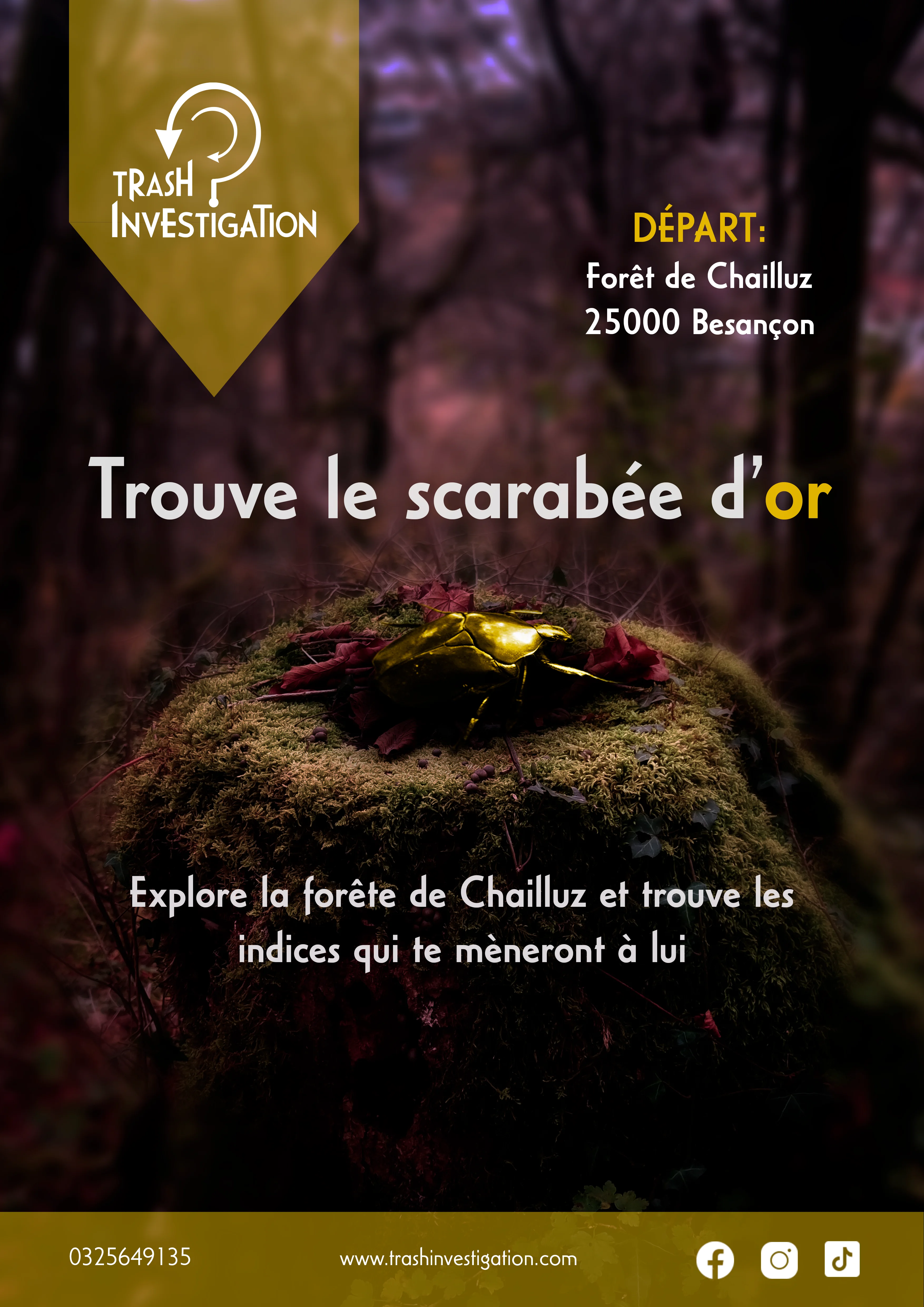 Affiche À la recherche du scarabée d'or