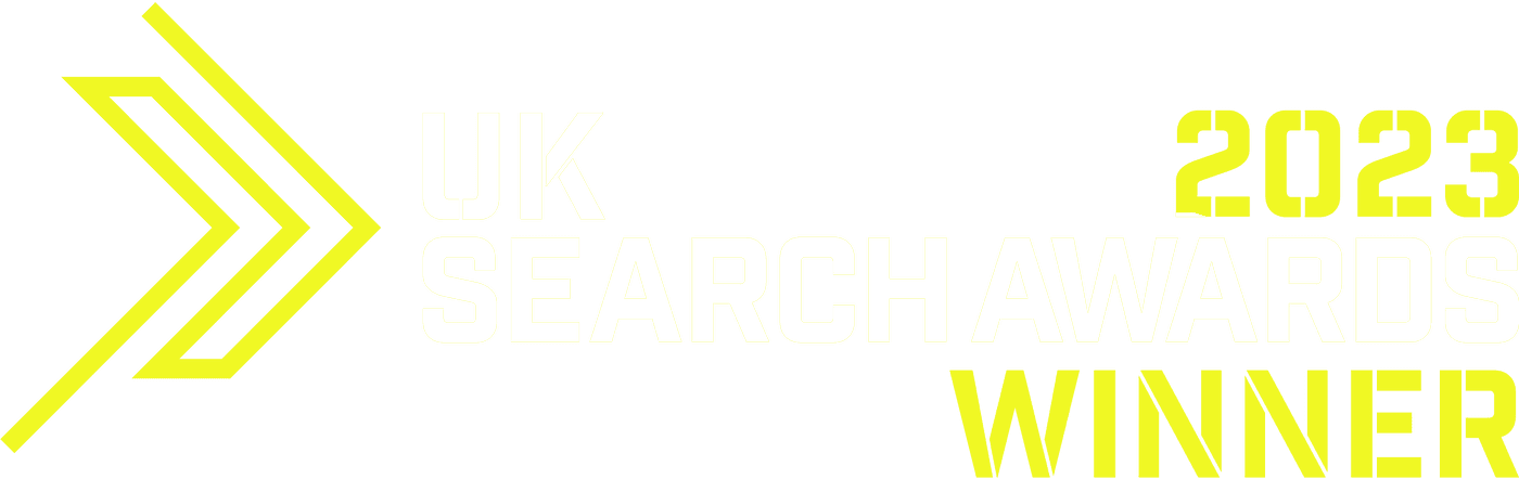 UK search awards logo 2023