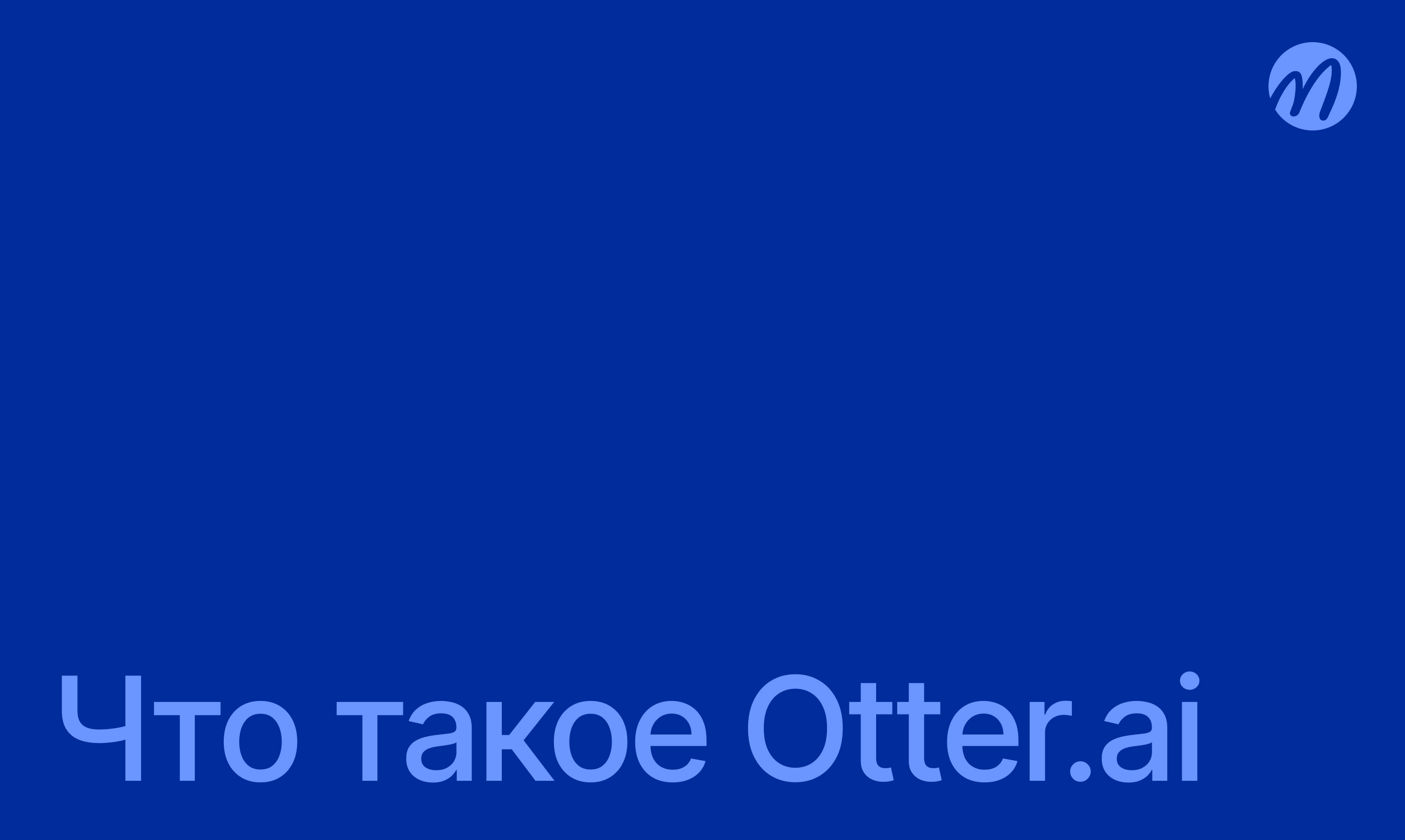 что такое Otter.ai