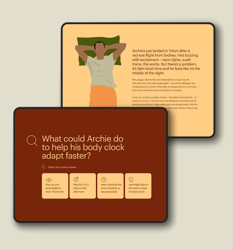 Responsive and accessible elearning by Cinch