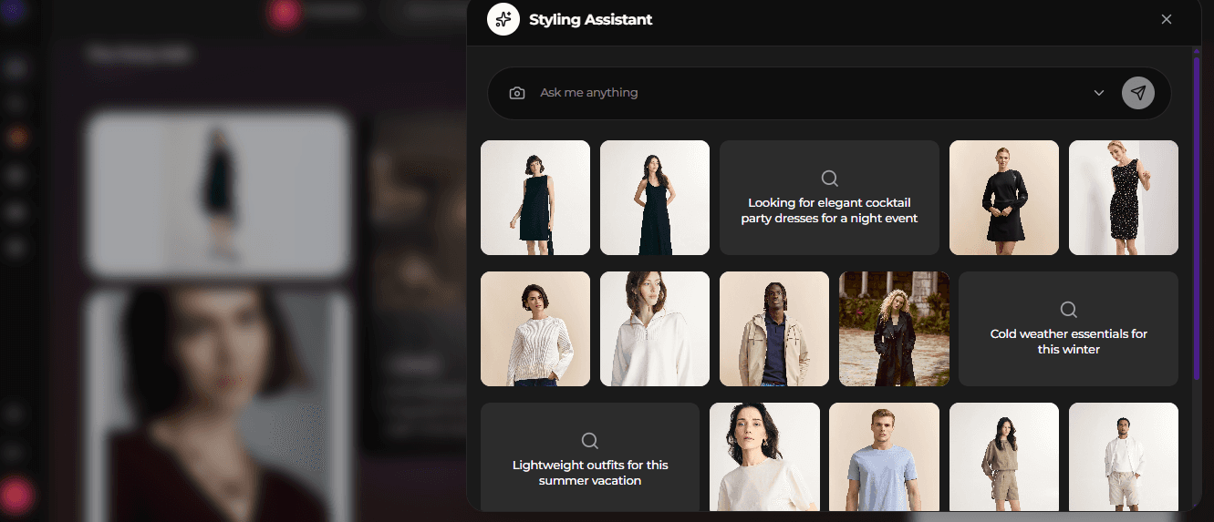 PaletteAI AI Styling Assistant for retail product discovery