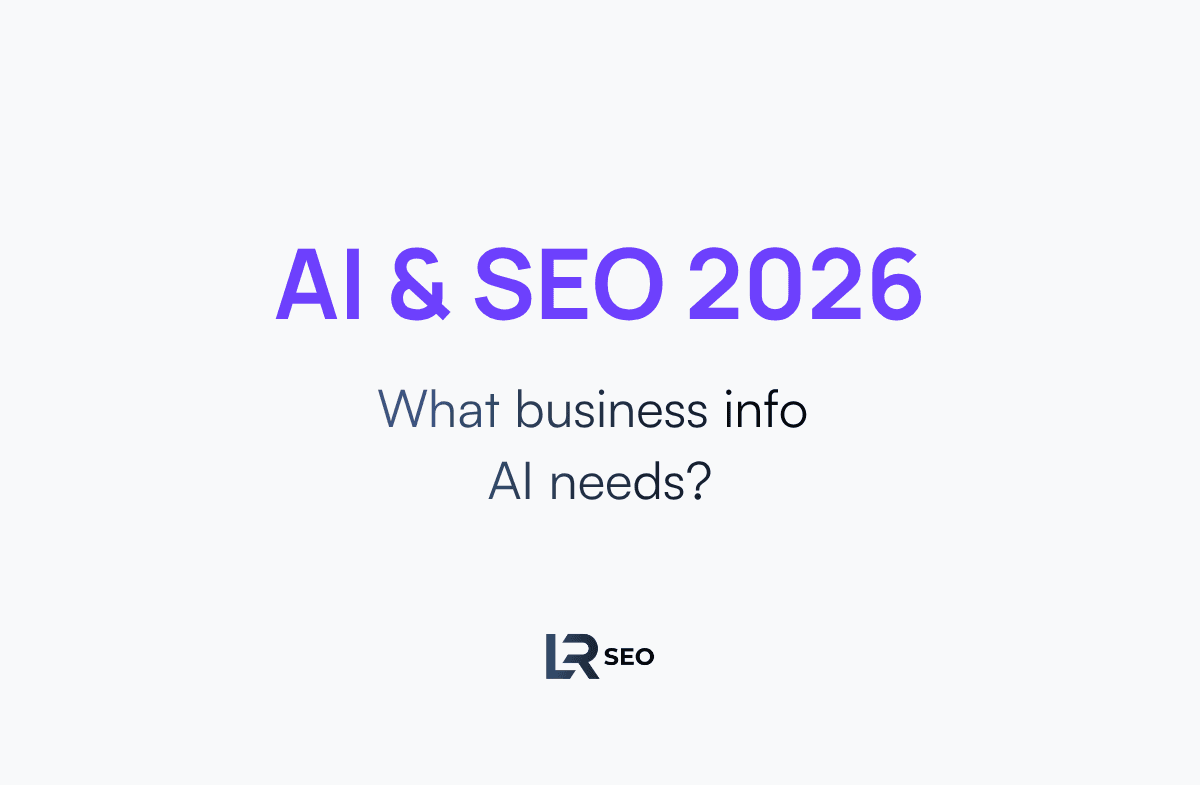 Blog - AI and SEO 2026 - What business data does AI need 2026? - LocalRank-SEO